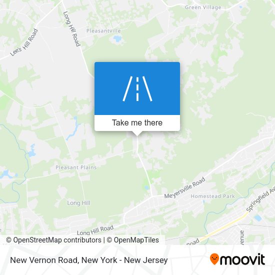 Mapa de New Vernon Road