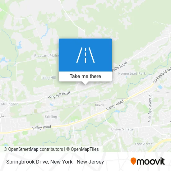 Springbrook Drive map