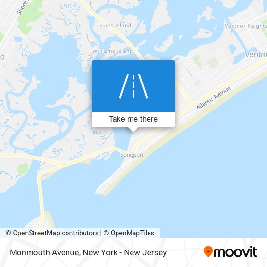 Mapa de Monmouth Avenue