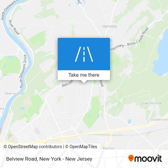 Belview Road map