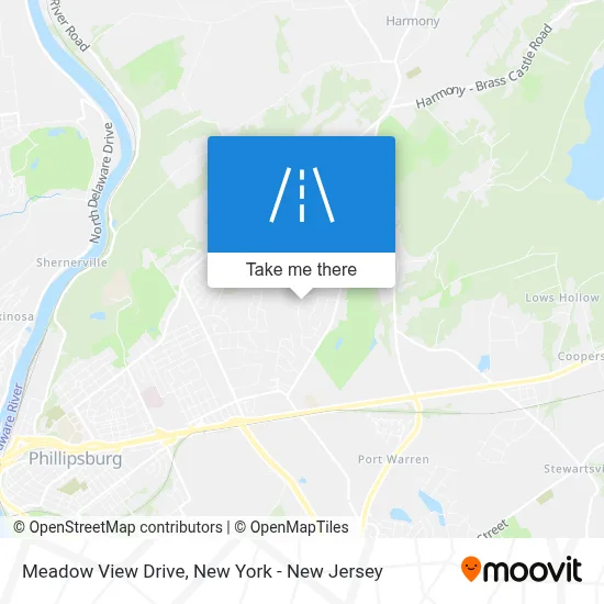 Meadow View Drive map
