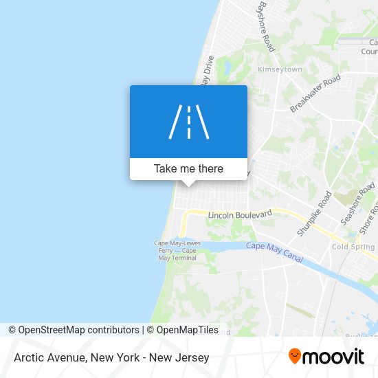 Mapa de Arctic Avenue