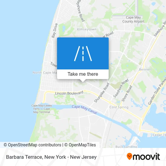 Barbara Terrace map