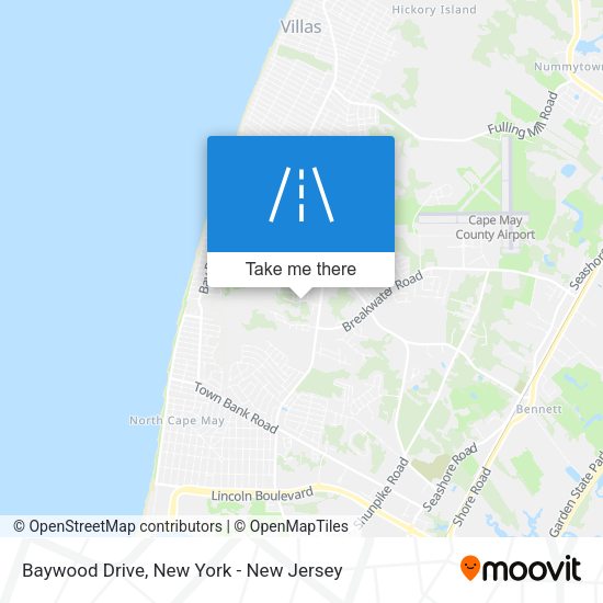 Baywood Drive map
