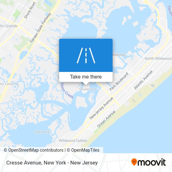 Mapa de Cresse Avenue