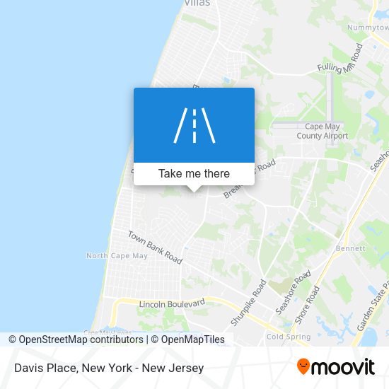 Mapa de Davis Place