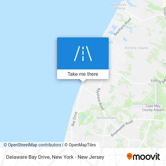 Delaware Bay Drive map