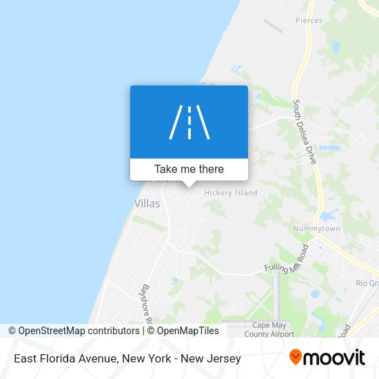 Mapa de East Florida Avenue