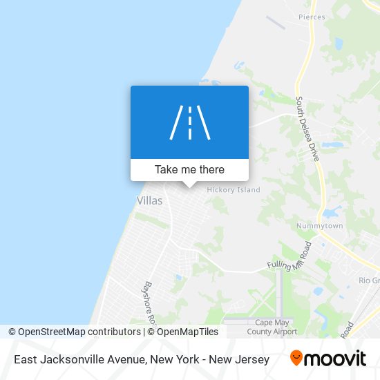 Mapa de East Jacksonville Avenue