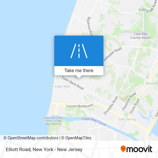 Elliott Road map