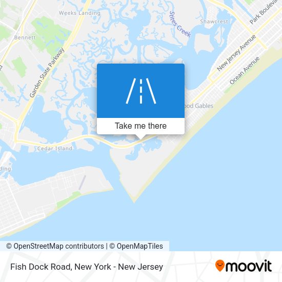 Mapa de Fish Dock Road