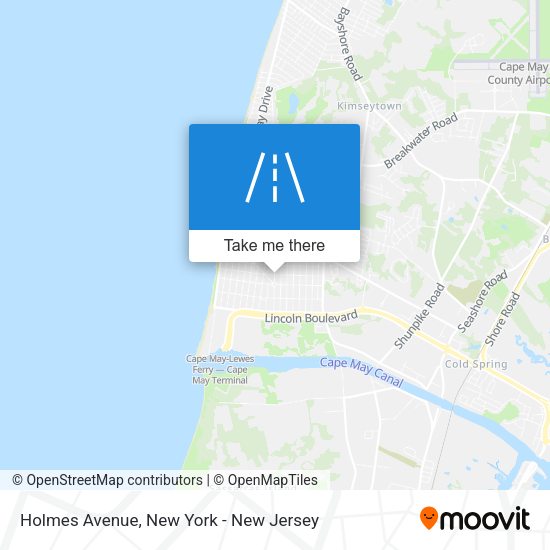 Mapa de Holmes Avenue