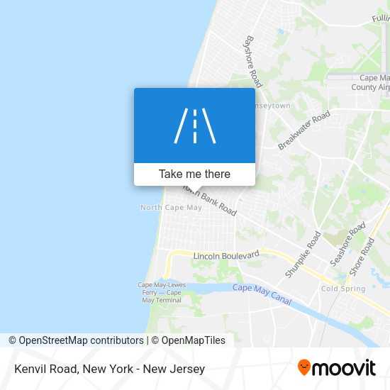 Kenvil Road map