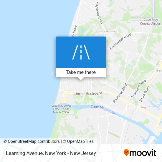 Mapa de Leaming Avenue