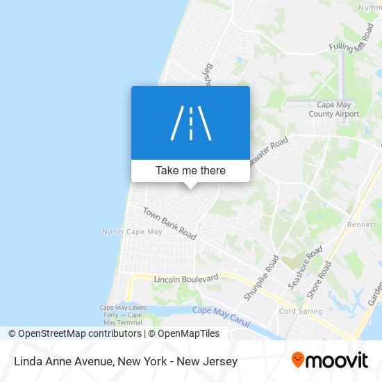 Mapa de Linda Anne Avenue