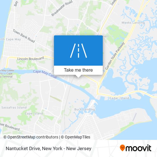 Nantucket Drive map
