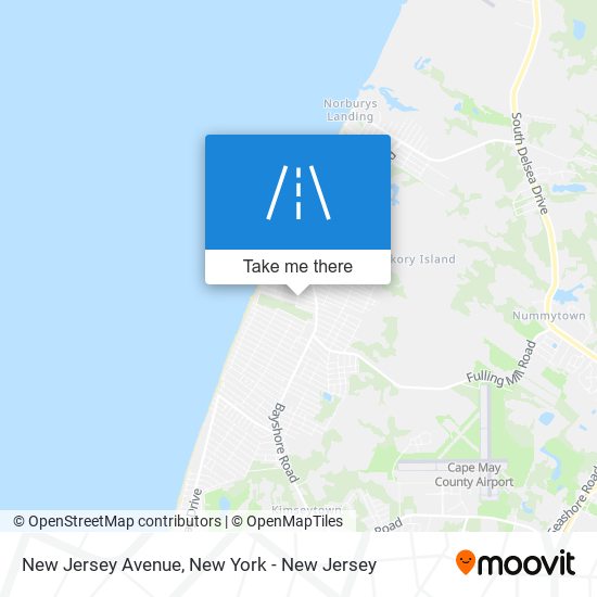 New Jersey Avenue map