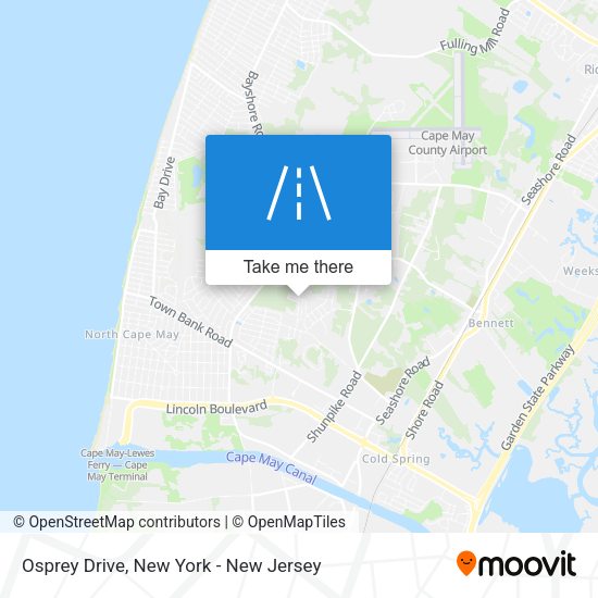 Osprey Drive map