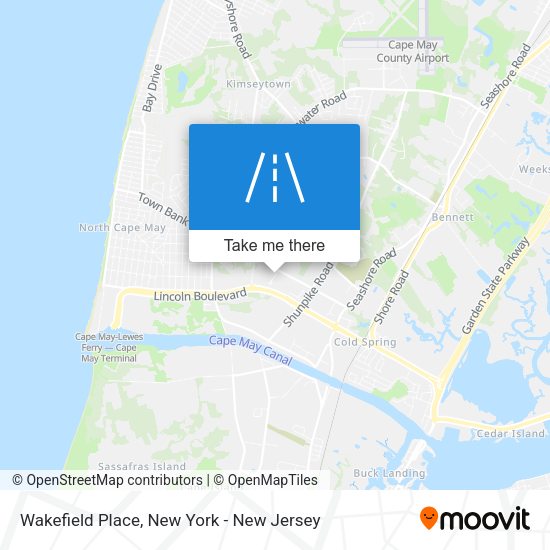 Mapa de Wakefield Place
