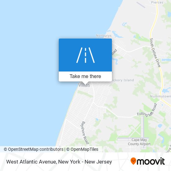 Mapa de West Atlantic Avenue