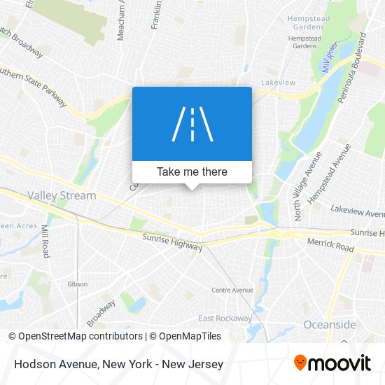 Hodson Avenue map