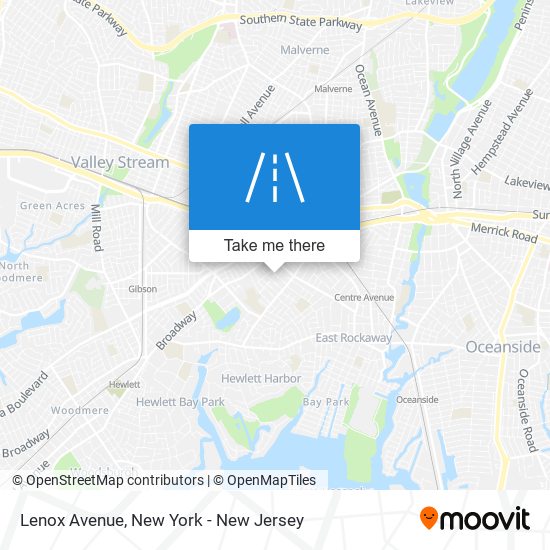 Lenox Avenue map