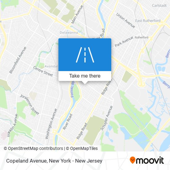Mapa de Copeland Avenue