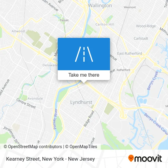 Mapa de Kearney Street