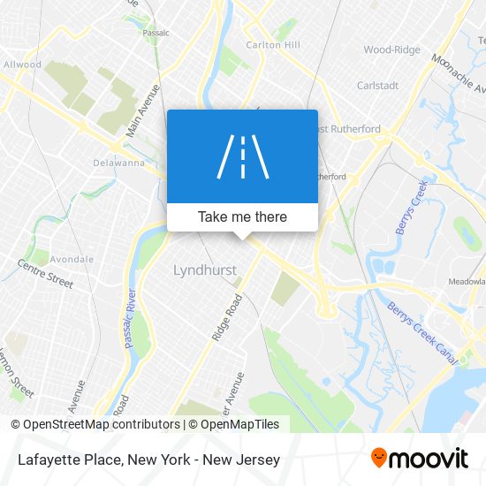 Lafayette Place map