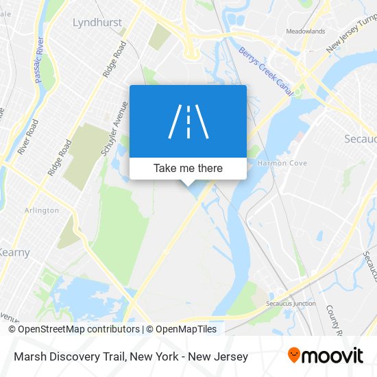 Marsh Discovery Trail map