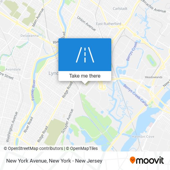 New York Avenue map