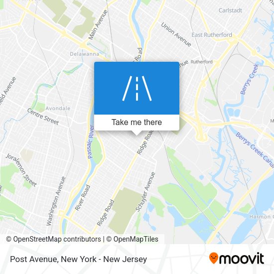 Mapa de Post Avenue