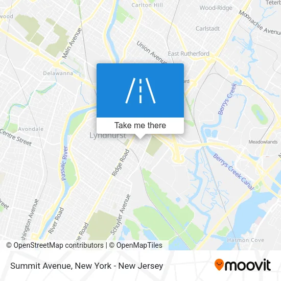 Mapa de Summit Avenue