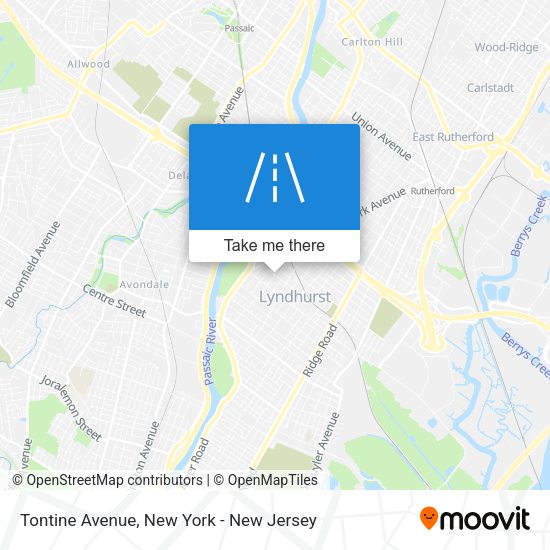 Mapa de Tontine Avenue