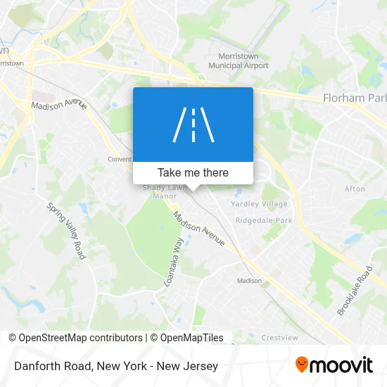 Danforth Road map