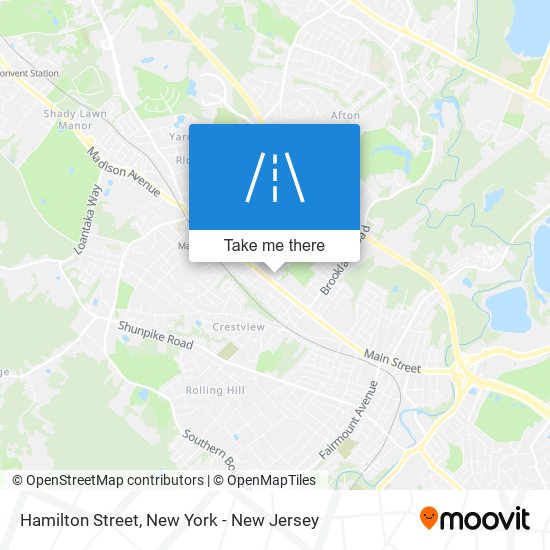 Mapa de Hamilton Street