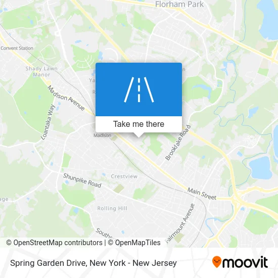 Spring Garden Drive map