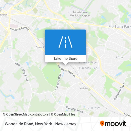 Mapa de Woodside Road