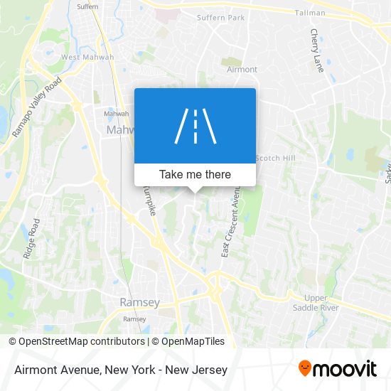 Airmont Avenue map