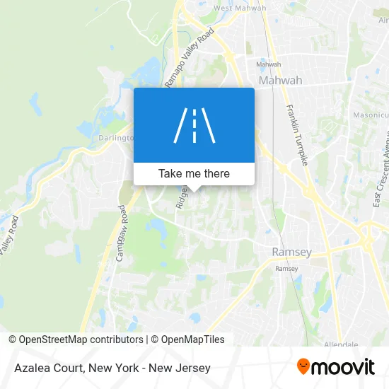 Azalea Court map
