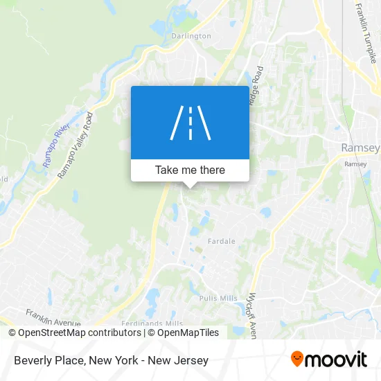 Beverly Place map