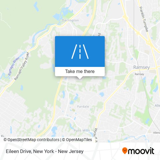 Eileen Drive map