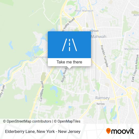 Mapa de Elderberry Lane