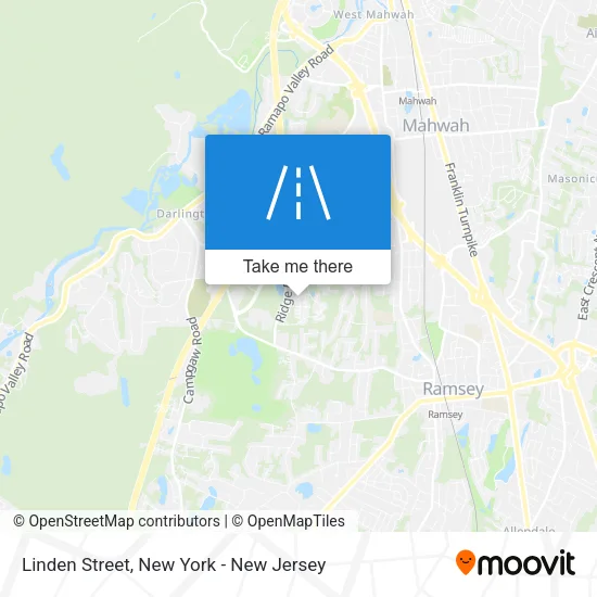 Linden Street map