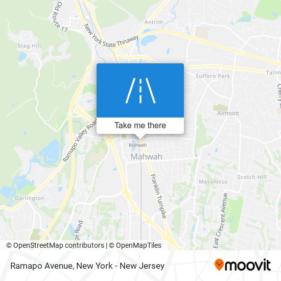 Ramapo Avenue map