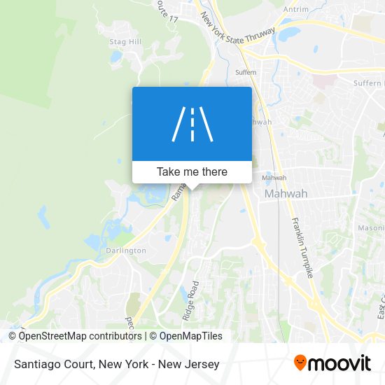 Mapa de Santiago Court