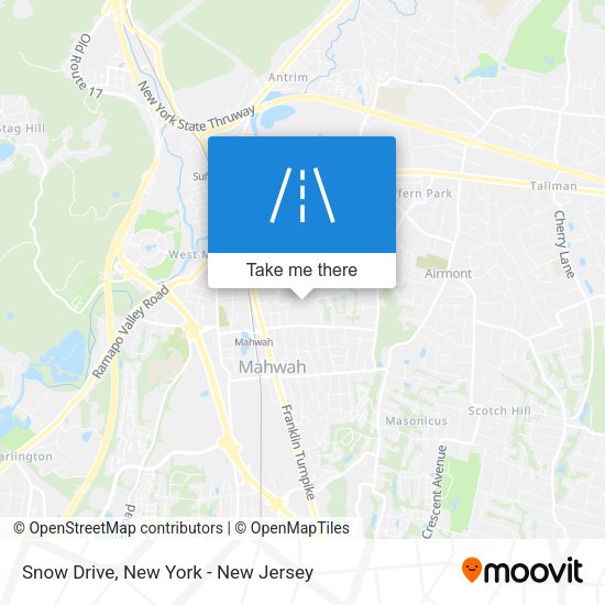 Snow Drive map