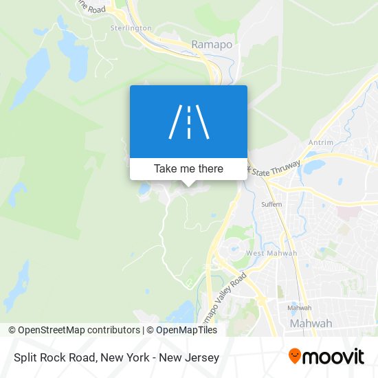 Mapa de Split Rock Road