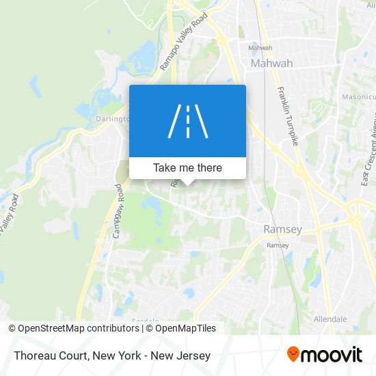 Thoreau Court map