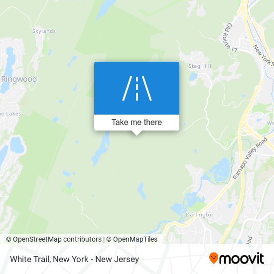 White Trail map